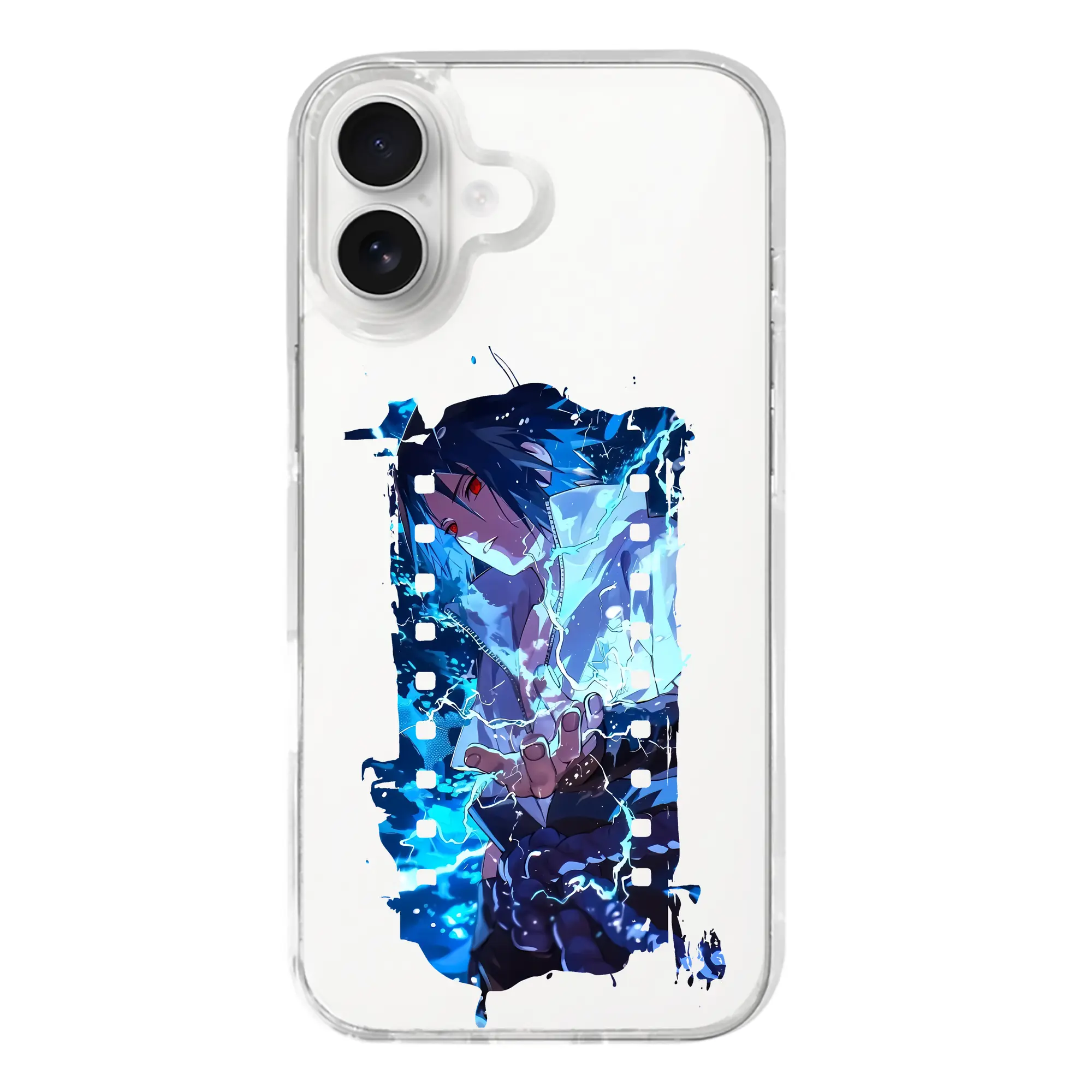 ナルト グッズ うちは サスケ - iPhone 17シリーズ 透明スマホケース – 薄型・耐衝撃・精密フィット保護カバー